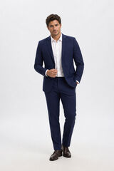 Selected Wool Slim Fit blazer Navy