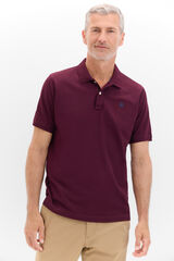 Cortefiel Essential polo shirt Maroon