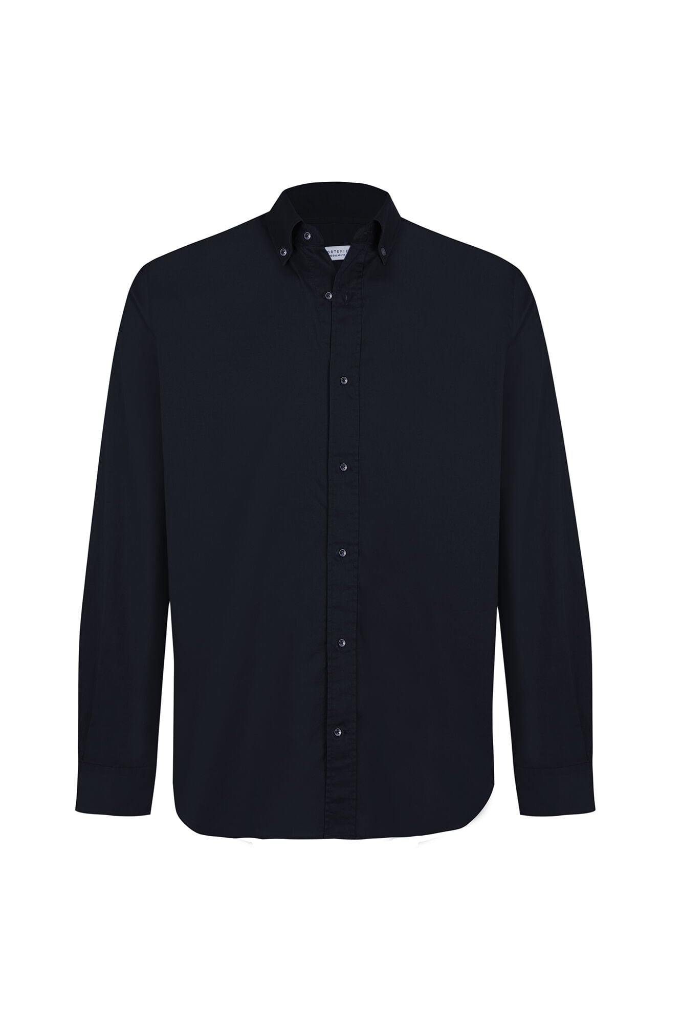 Cortefiel Camisa lisa em oxford leve Azul
