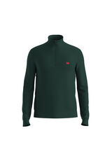 HUGO Camisola com fecho-&eacute;clair Verde