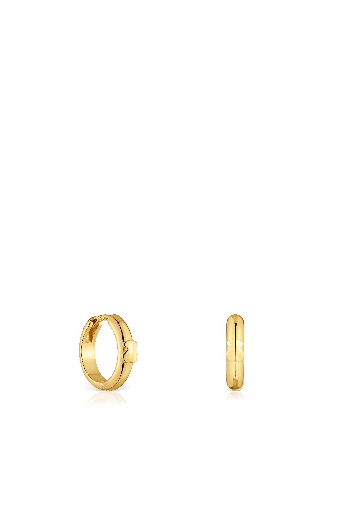 Tous TOUS Basics bear hoop earrings Gold