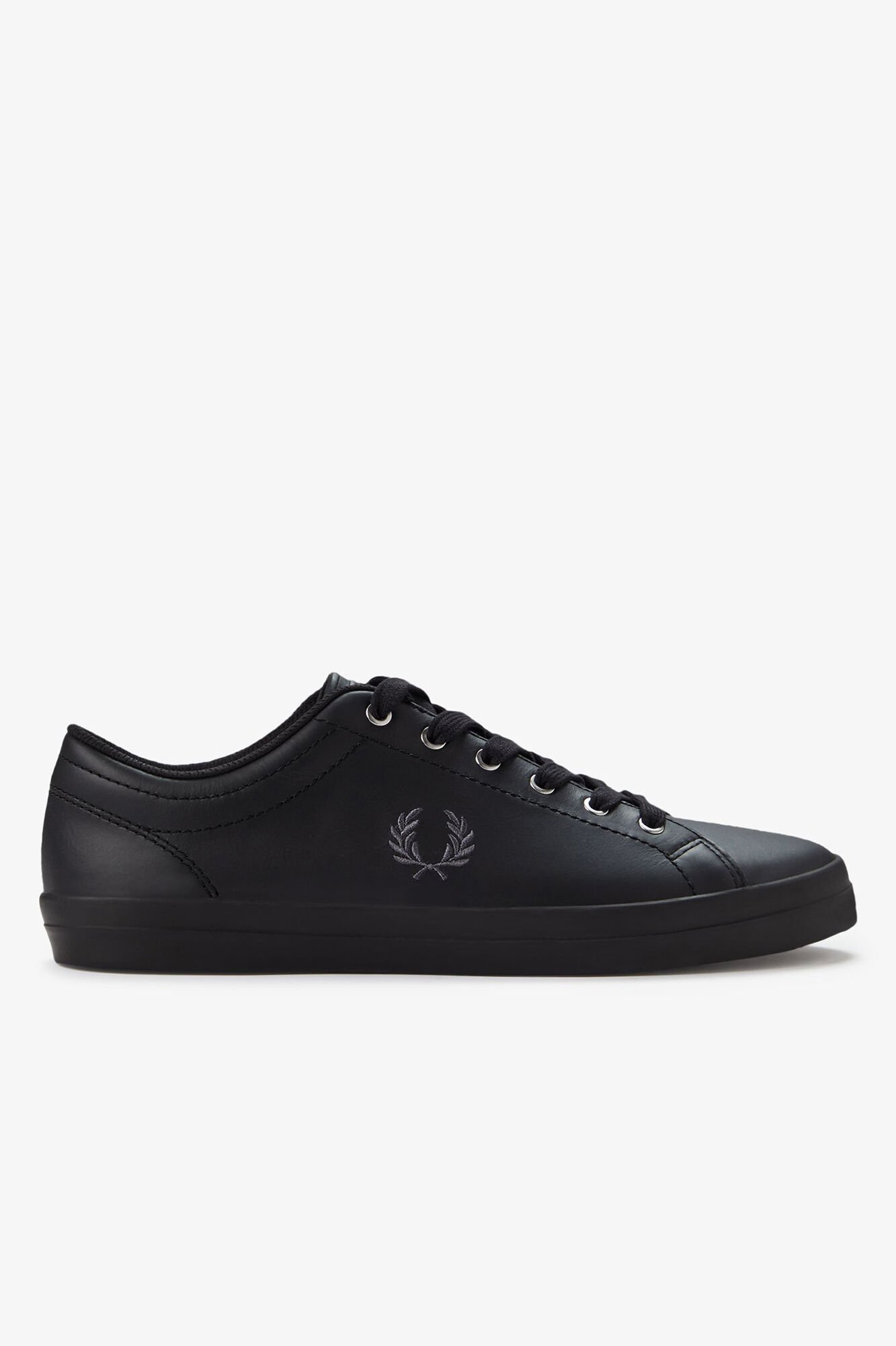 Fred Perry T&ecirc;nis de couro b&aacute;sico