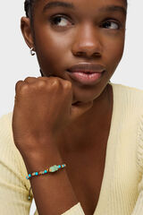 Tous Tibetan bear motif gemstone bracelet Multicolour