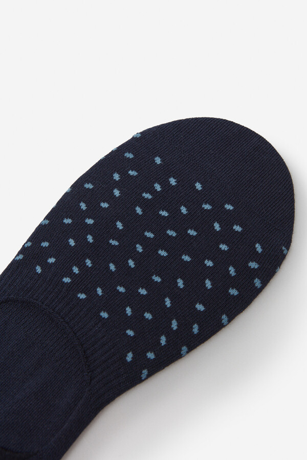 Cortefiel 2 pares calcetines invisibles con coolmax Azul marino