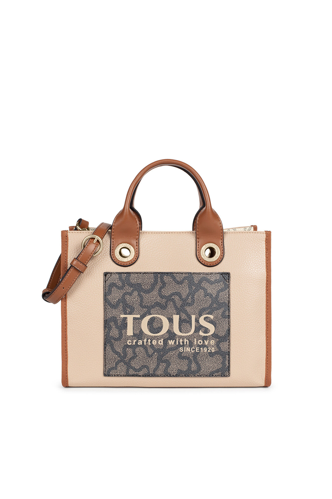 Tous Amaya Kaos Icon medium beige shopper bag Beige