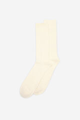 Cortefiel Coolmax plain sock Beige