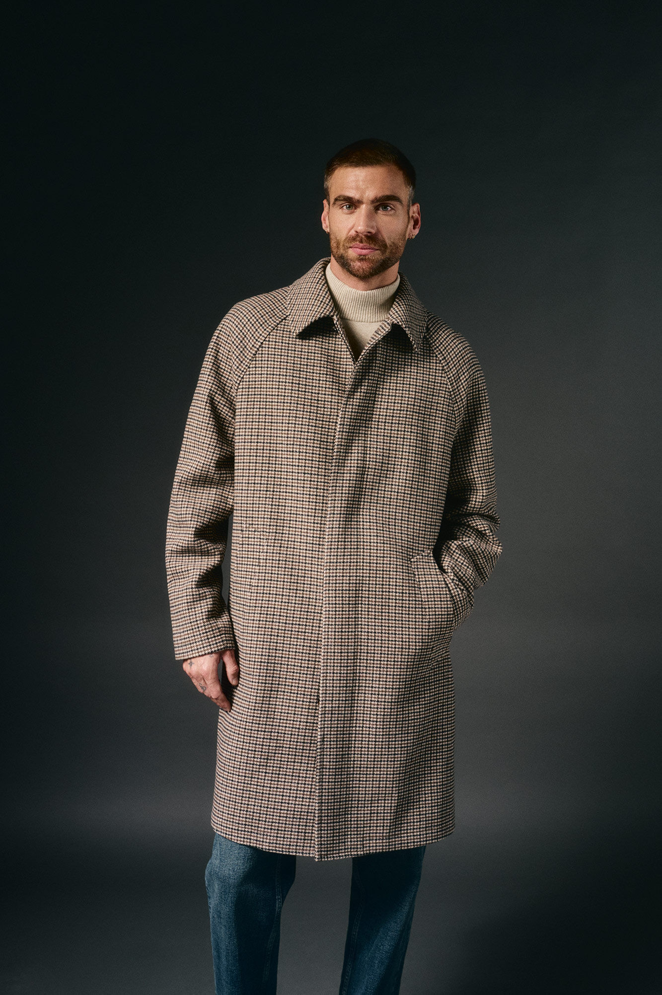 OOTO Abrigo cuadro inglesado