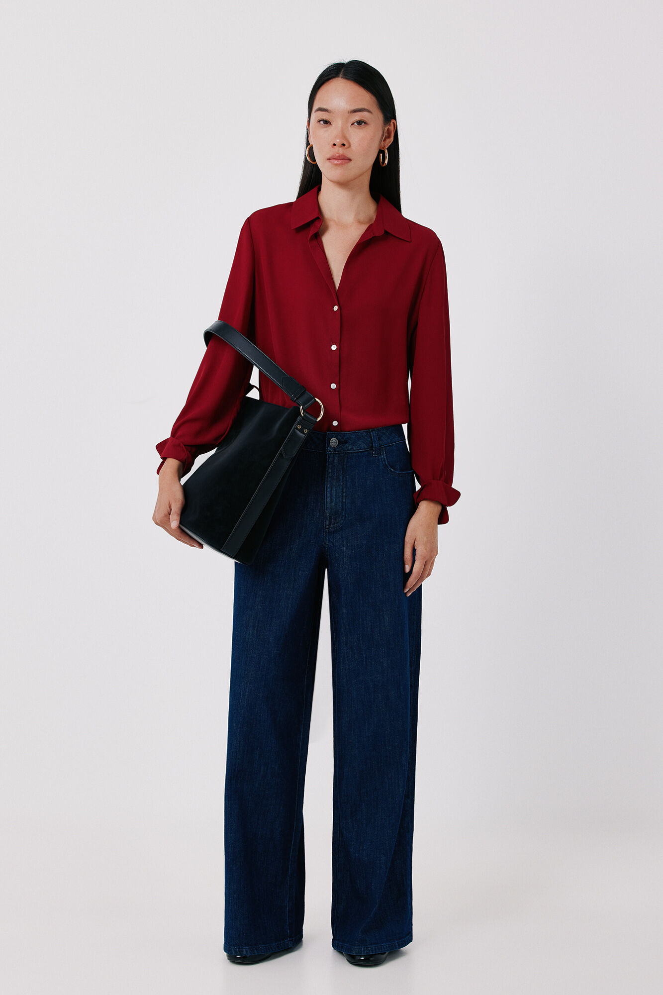 Cortefiel Crepe fluid shirt
