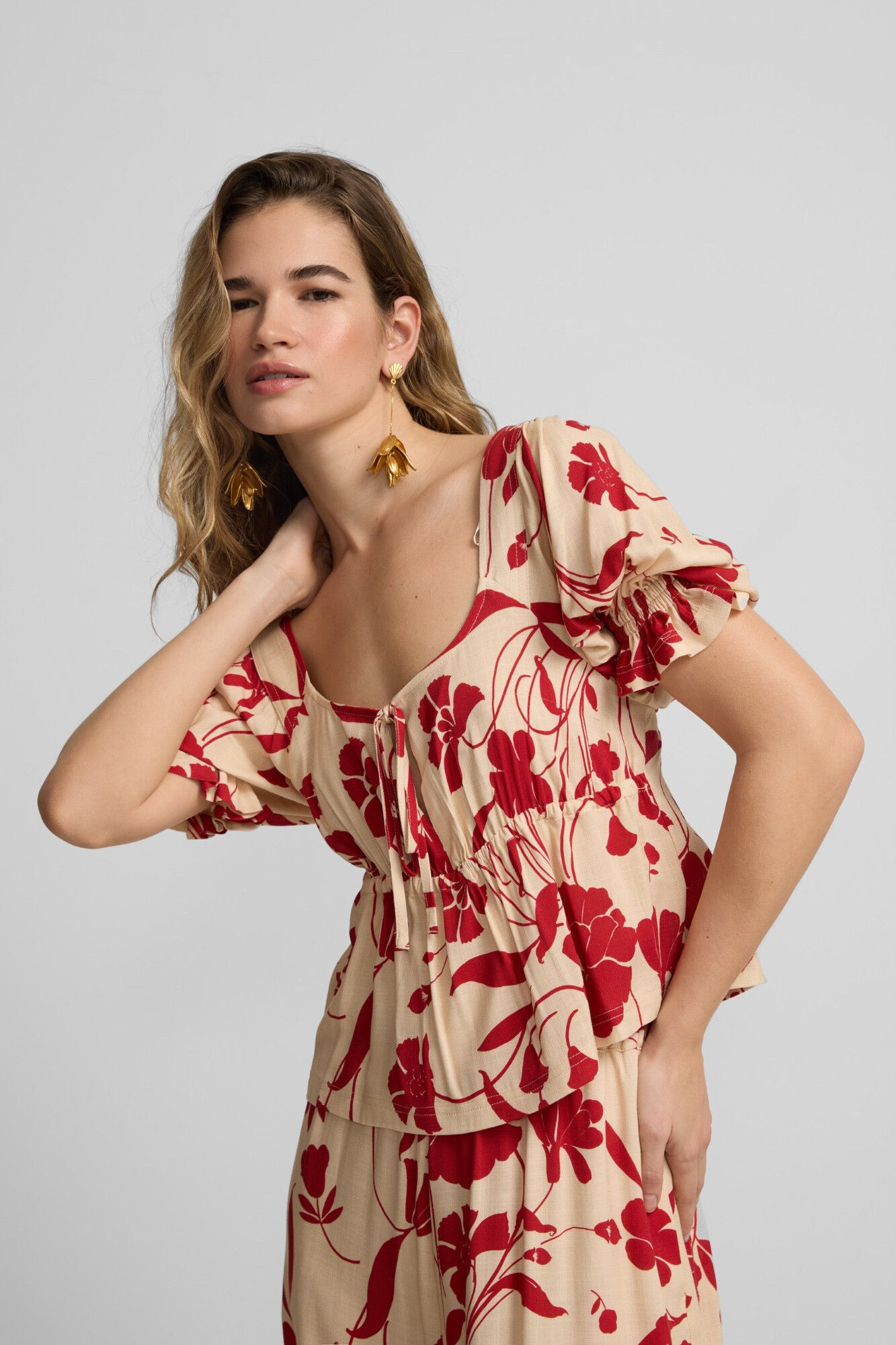 Silbon Blusa franzida 