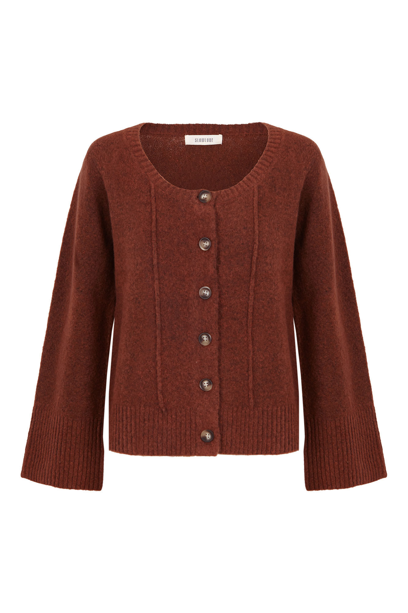 Slowlove Casaco malha Castanho