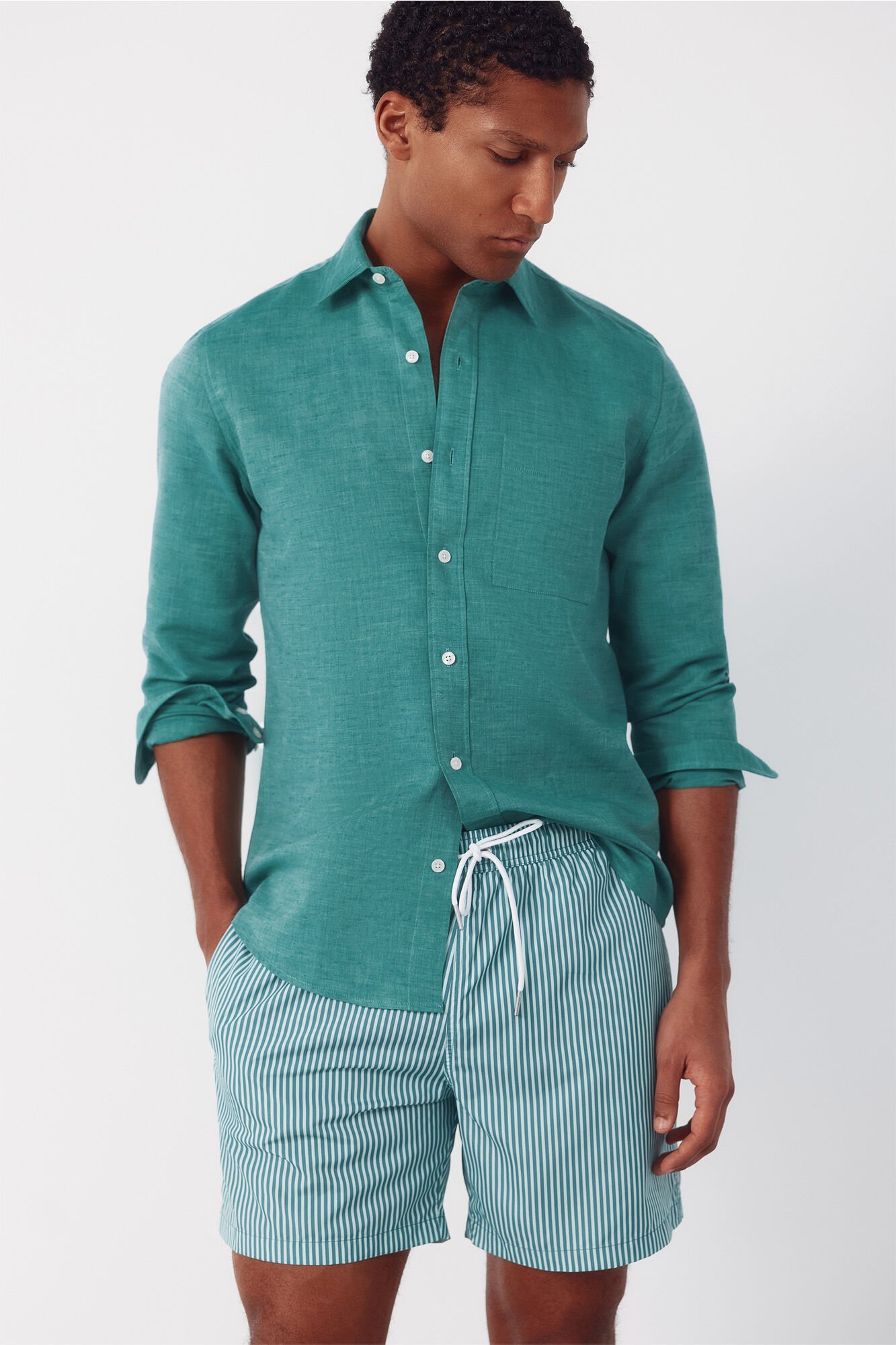 Cortefiel Striped print swimwear