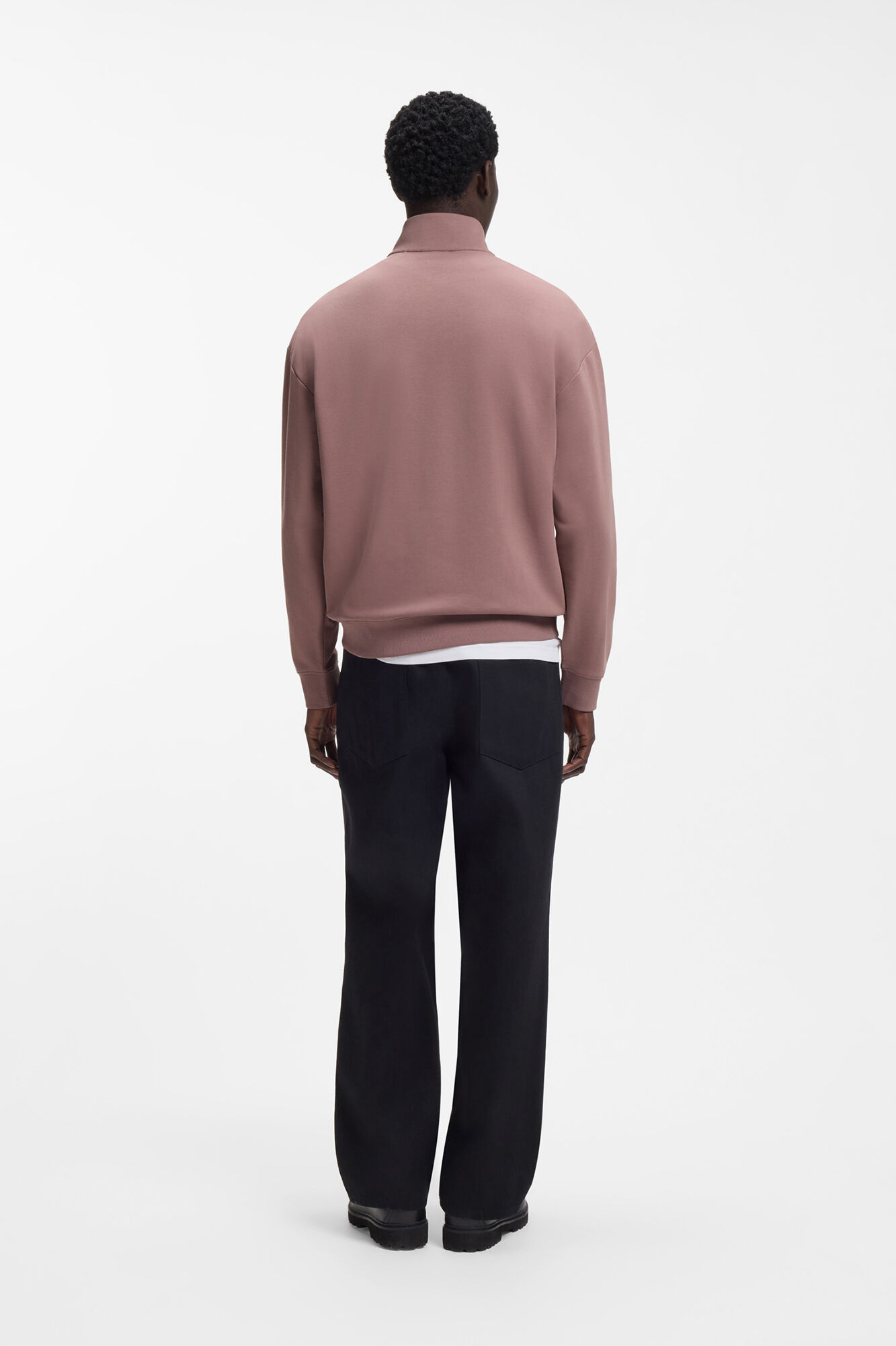 HUGO Sweatshirt com fecho-&eacute;clair