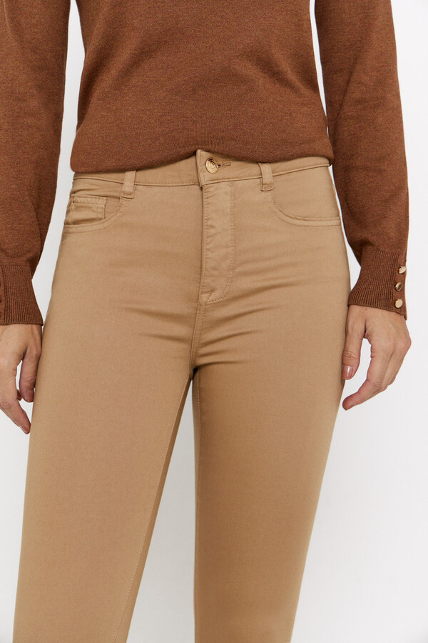Cortefiel Pantalón Sensational Color Brown