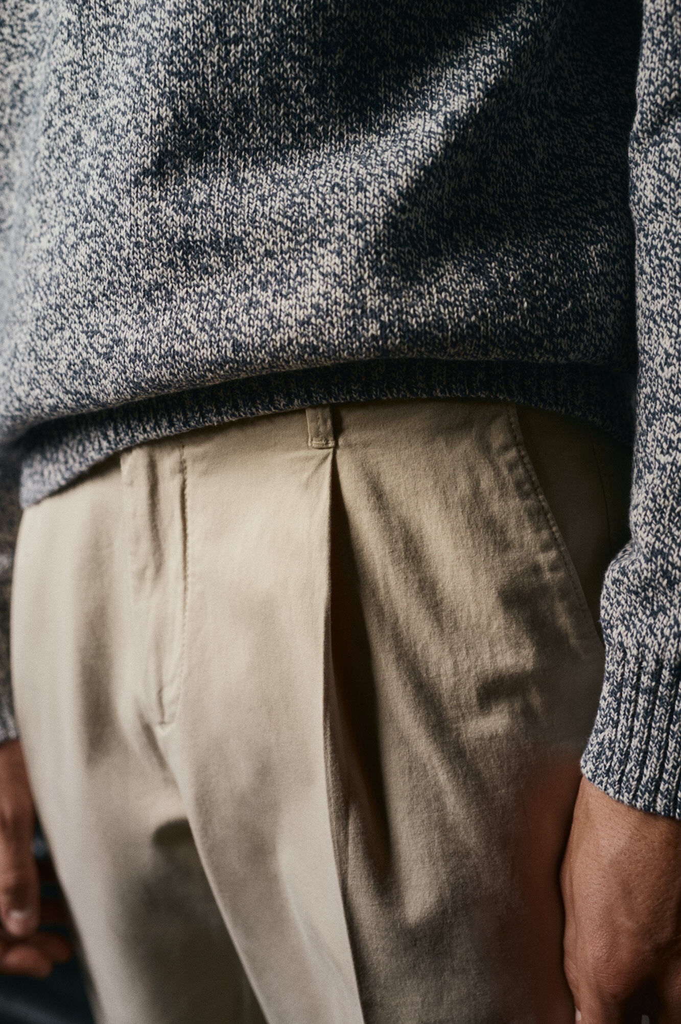 OOTO Cal&ccedil;as chino pin&ccedil;as Tostado