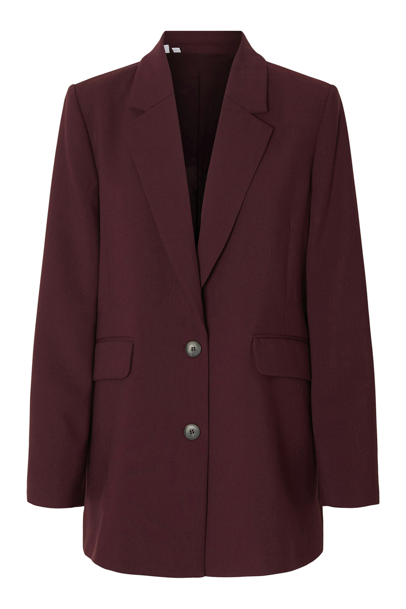Selected Relaxed fit suit jacket. Purple