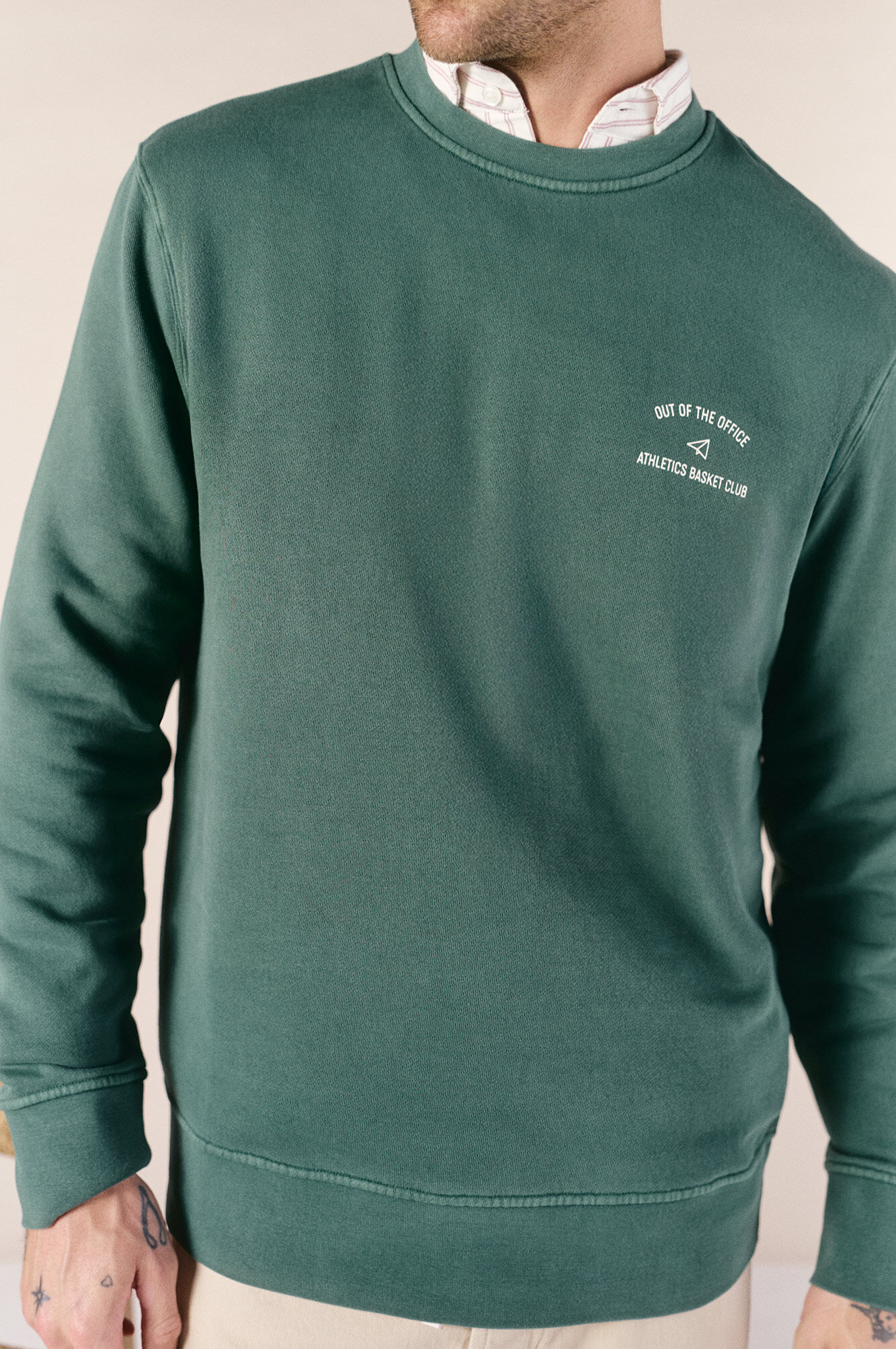 OOTO Round neck sweatshirt Green