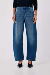 Cortefiel Jeans Barrel Azul