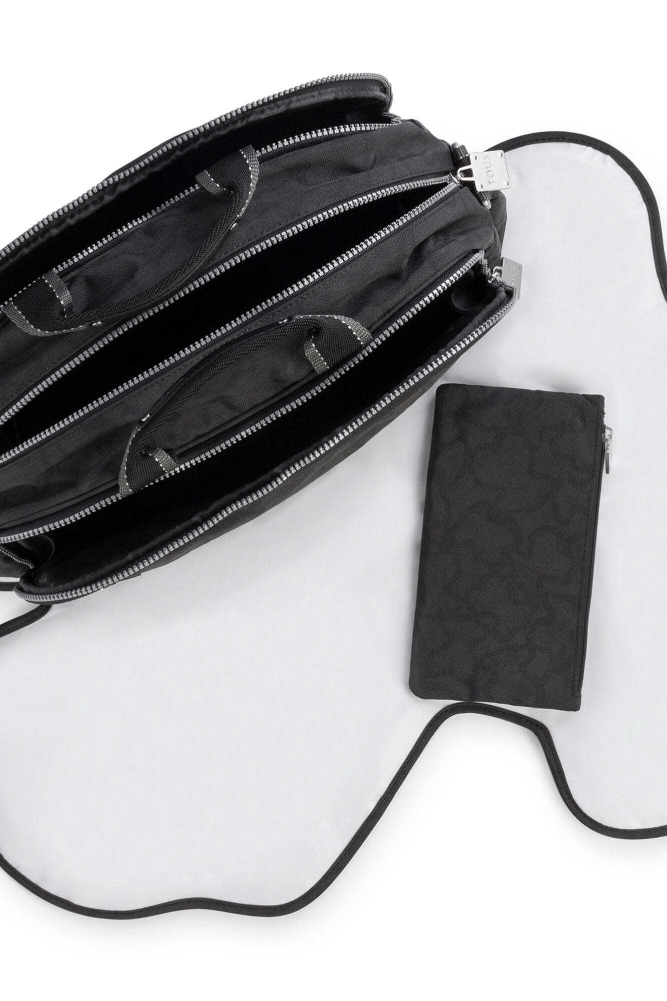 Tous Kaos New Colores baby bag in anthracite-black Black