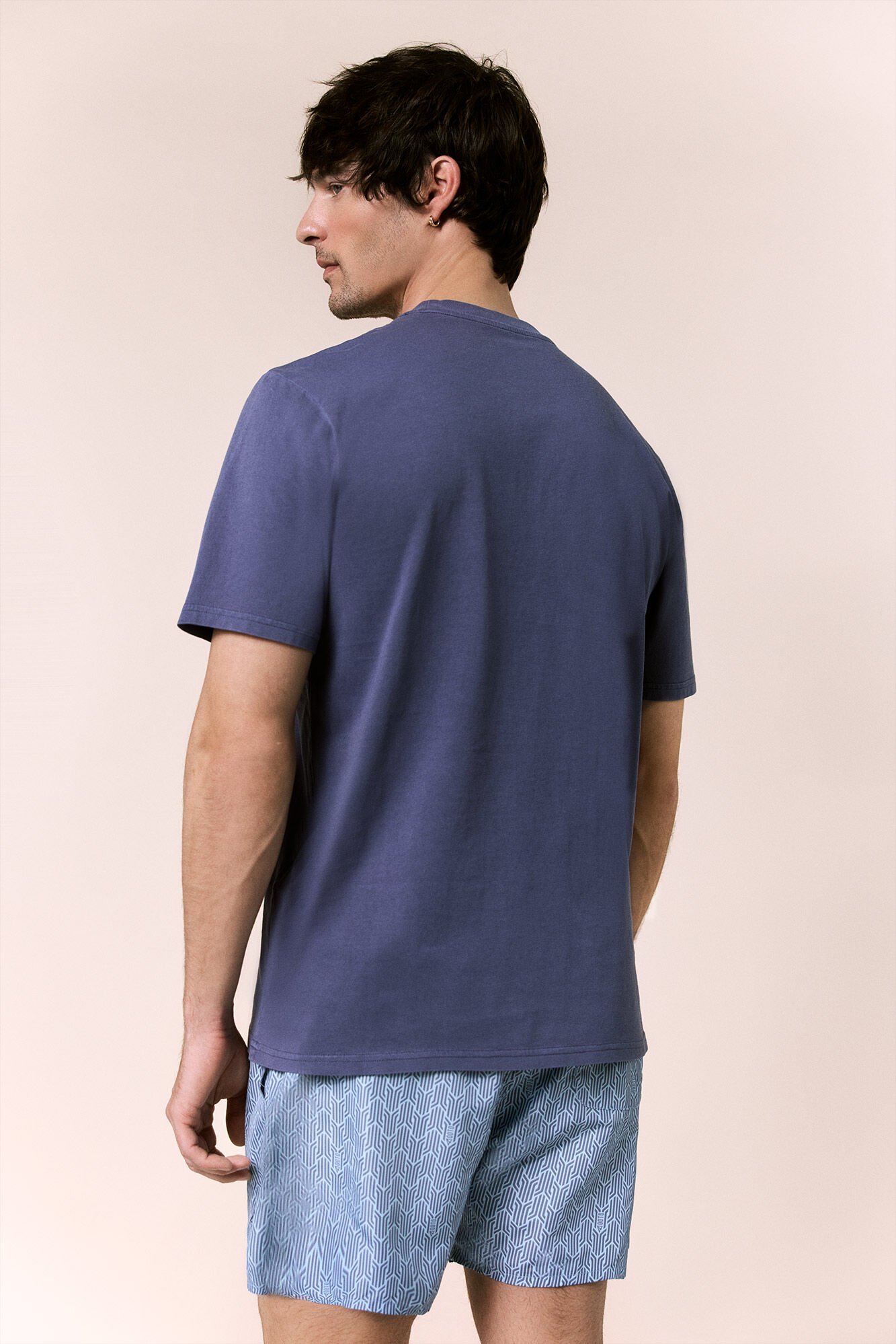 OOTO T-shirt gr&aacute;fica lavada Azul