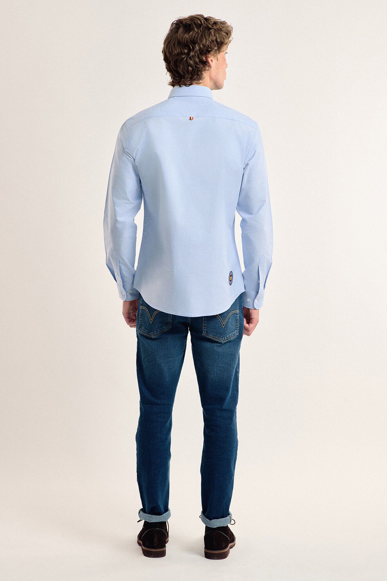 Valecuatro Camisa masculina Valecuatro azul claro Espanha Azul