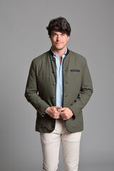 Cloking Chaqueta Austriaca Lino y Ante Verde