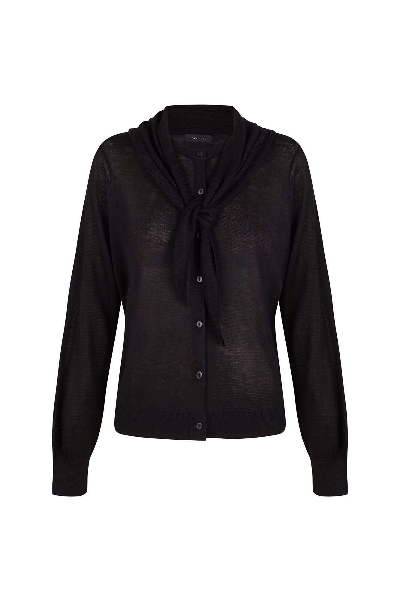 Cortefiel Chaqueta b&aacute;sica punto Negro