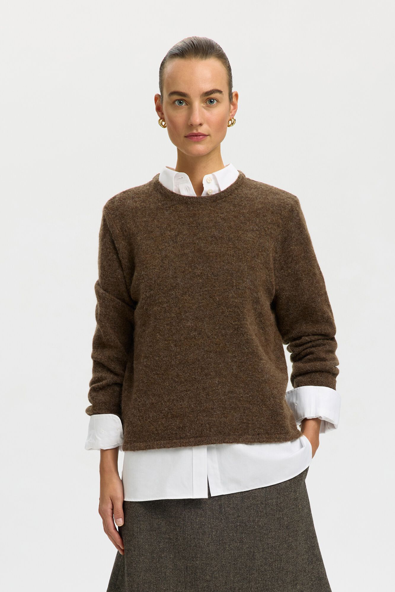Selected Jersey con lana y alpaca