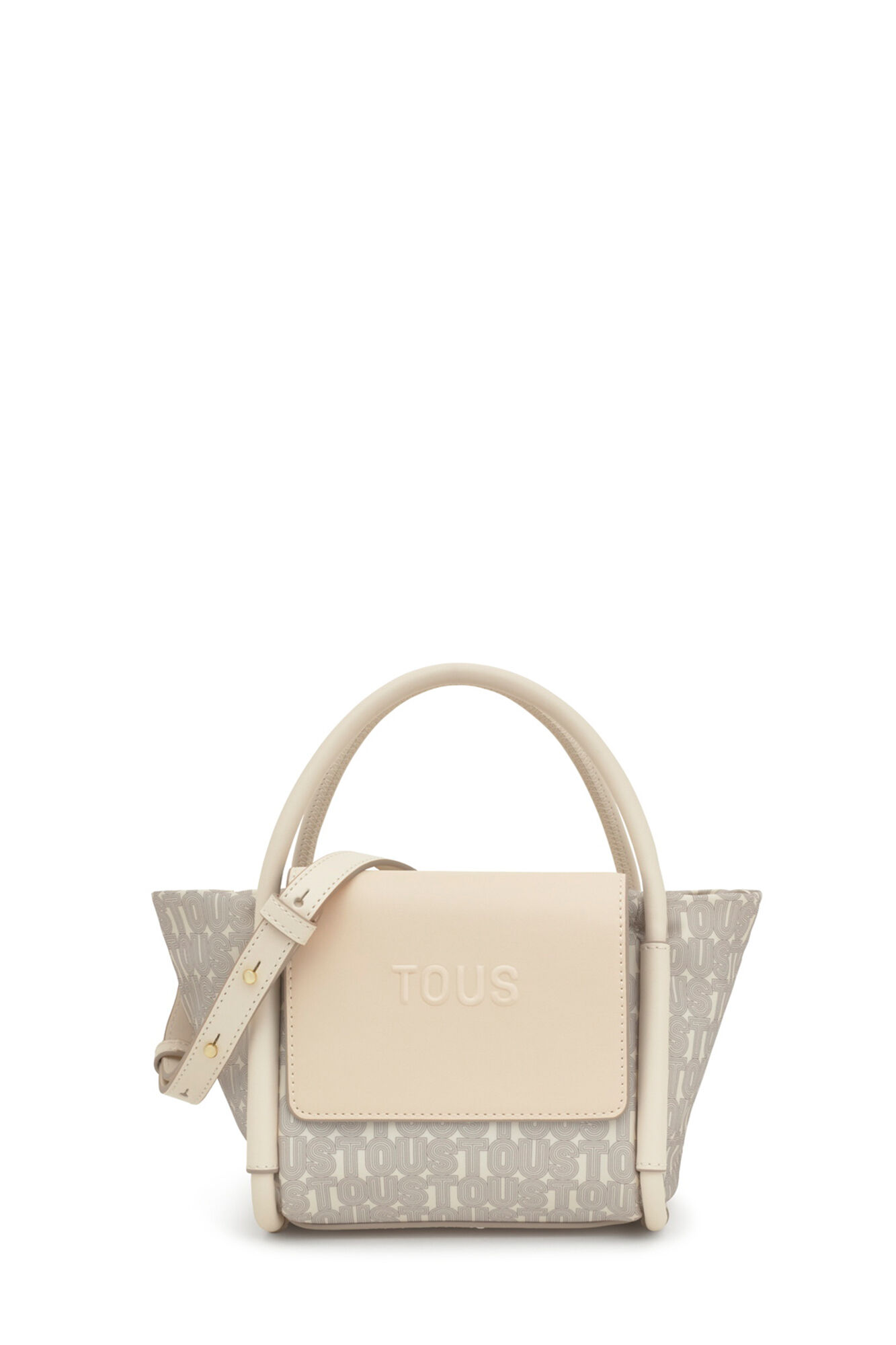 Tous Small printed basket Beige