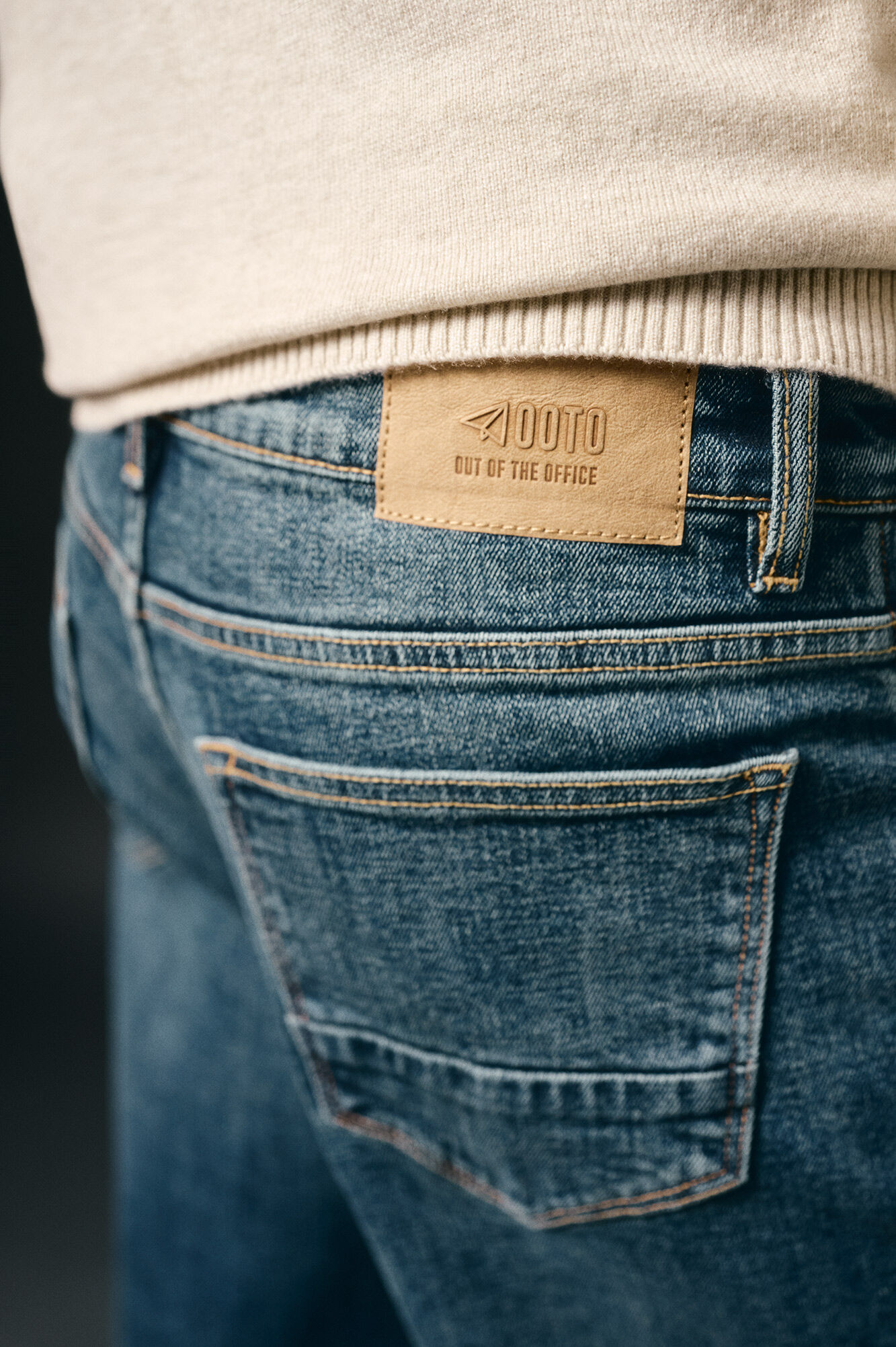 OOTO Straight fit jeans Blue