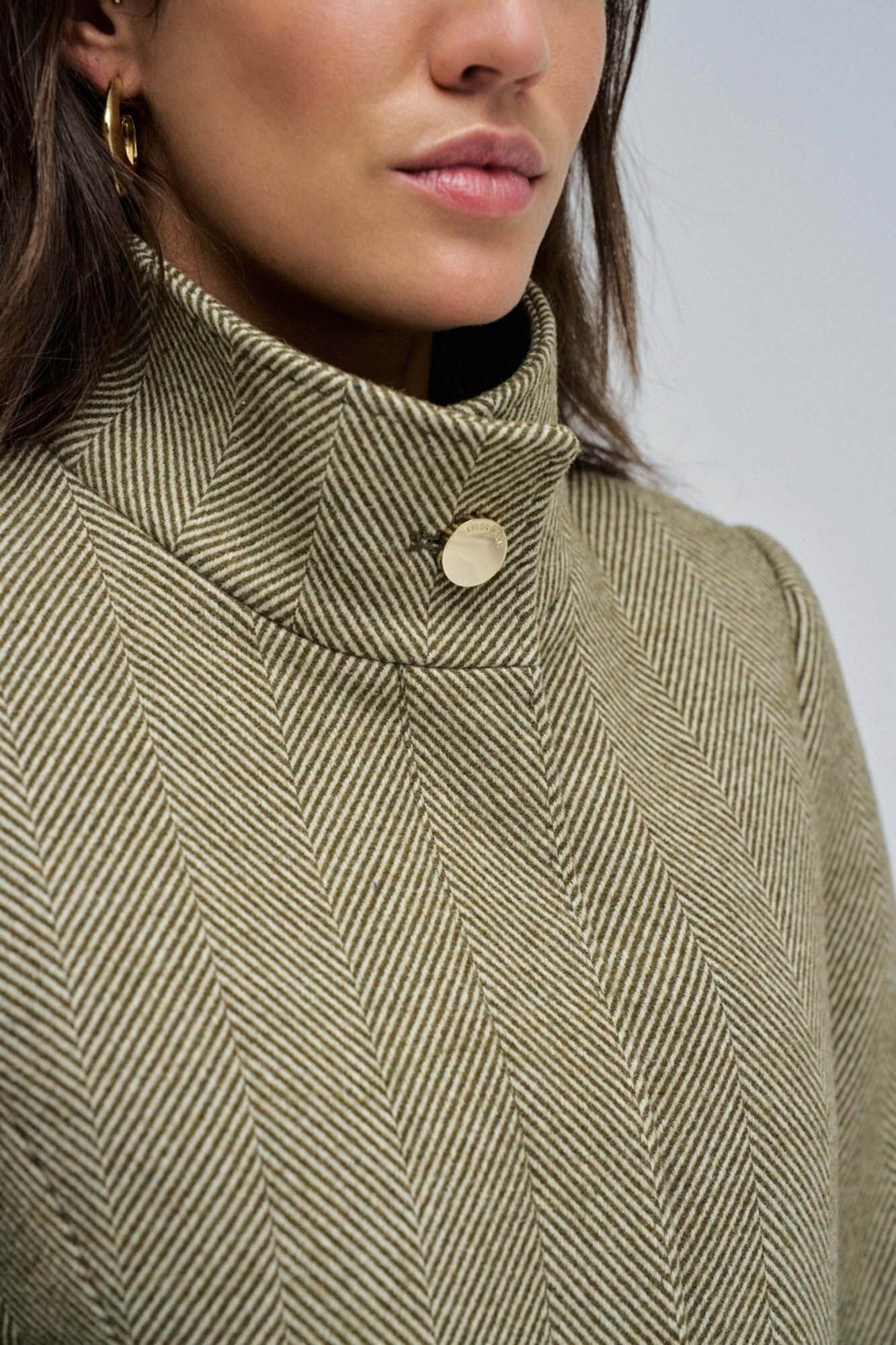 Salsa Jeans Sobretudo de tecido Verde