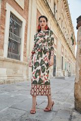 Panambi Situin dress Printed green