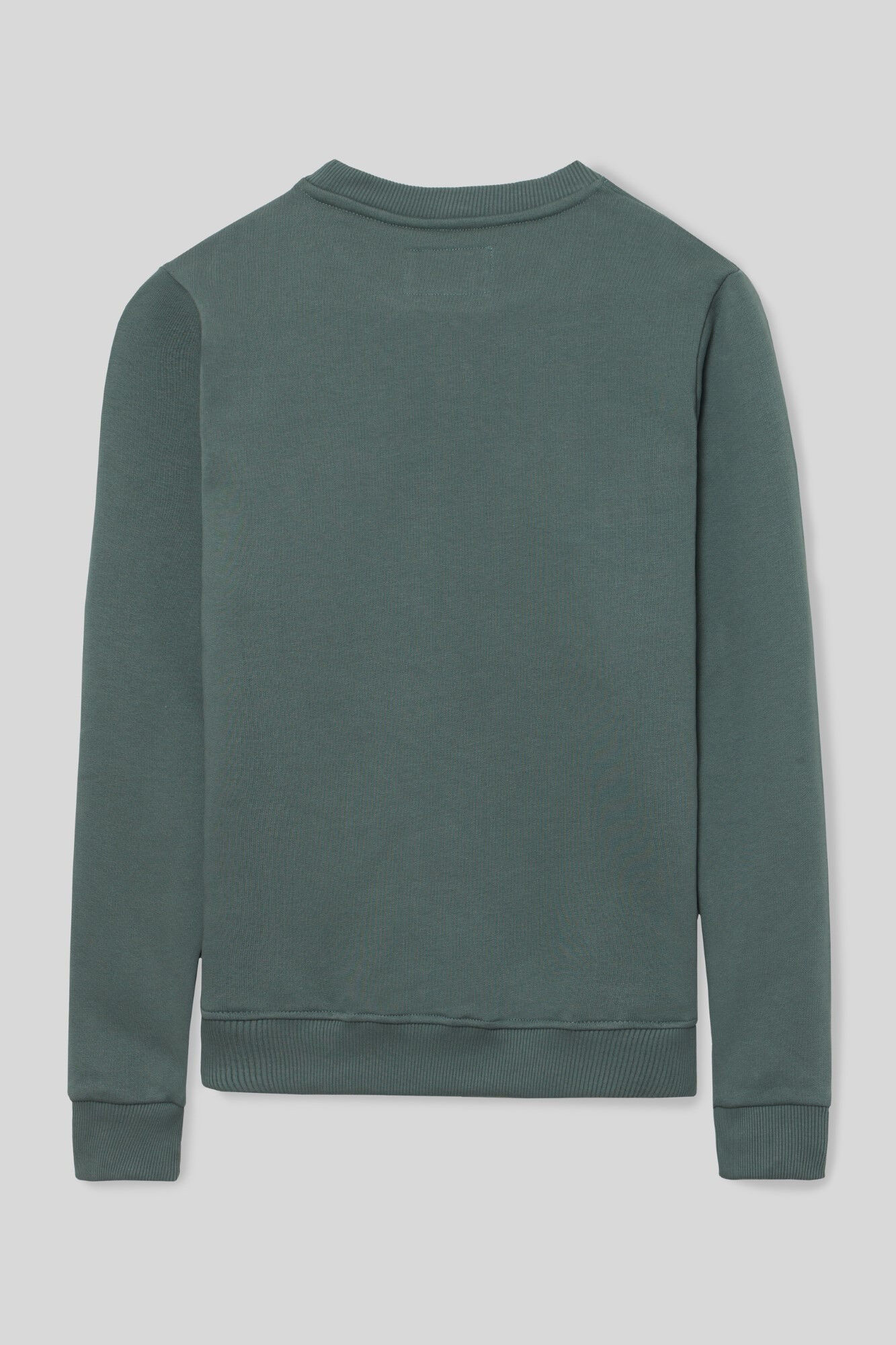 Silbon Mid-green sweatshirt with racket logo Green
