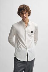 HUGO Camisa de manga comprida Branco