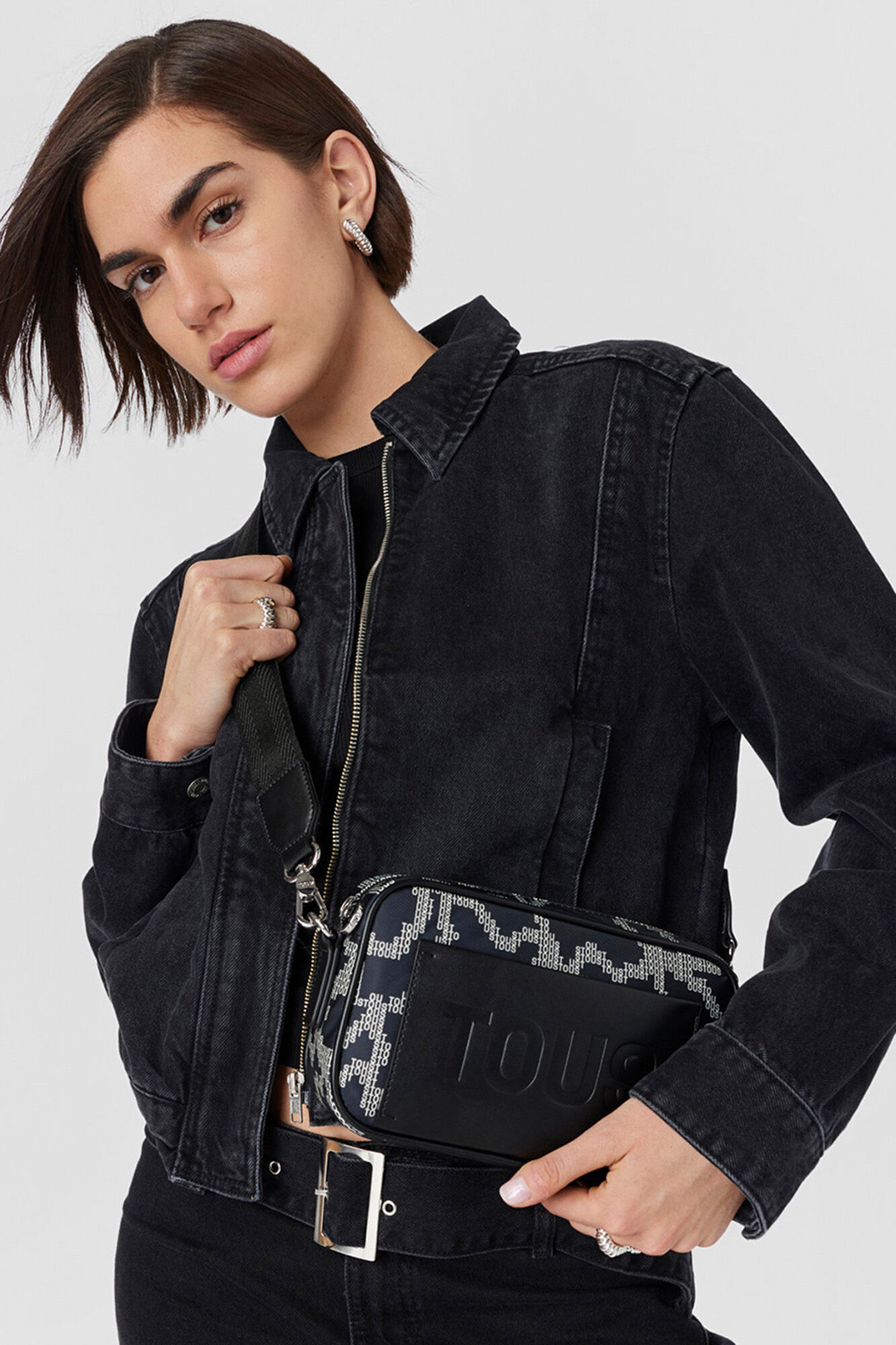 Tous Bandolera reporter Kaos Pix Soft Negro