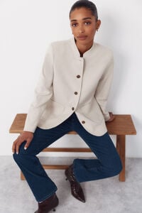 Cortefiel Chaqueta con cuello mao