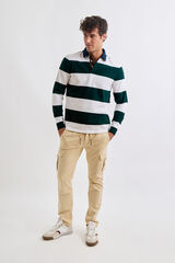 Williot Polo de Rugby Riscas Verde