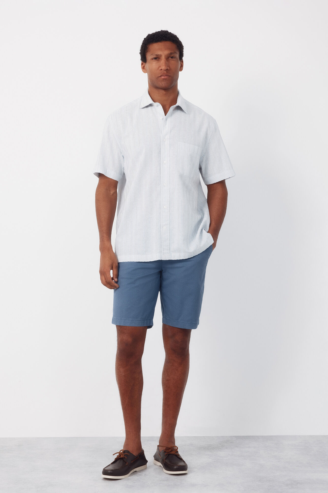 Cortefiel Bermuda cal&ccedil;as chino estampa regular
