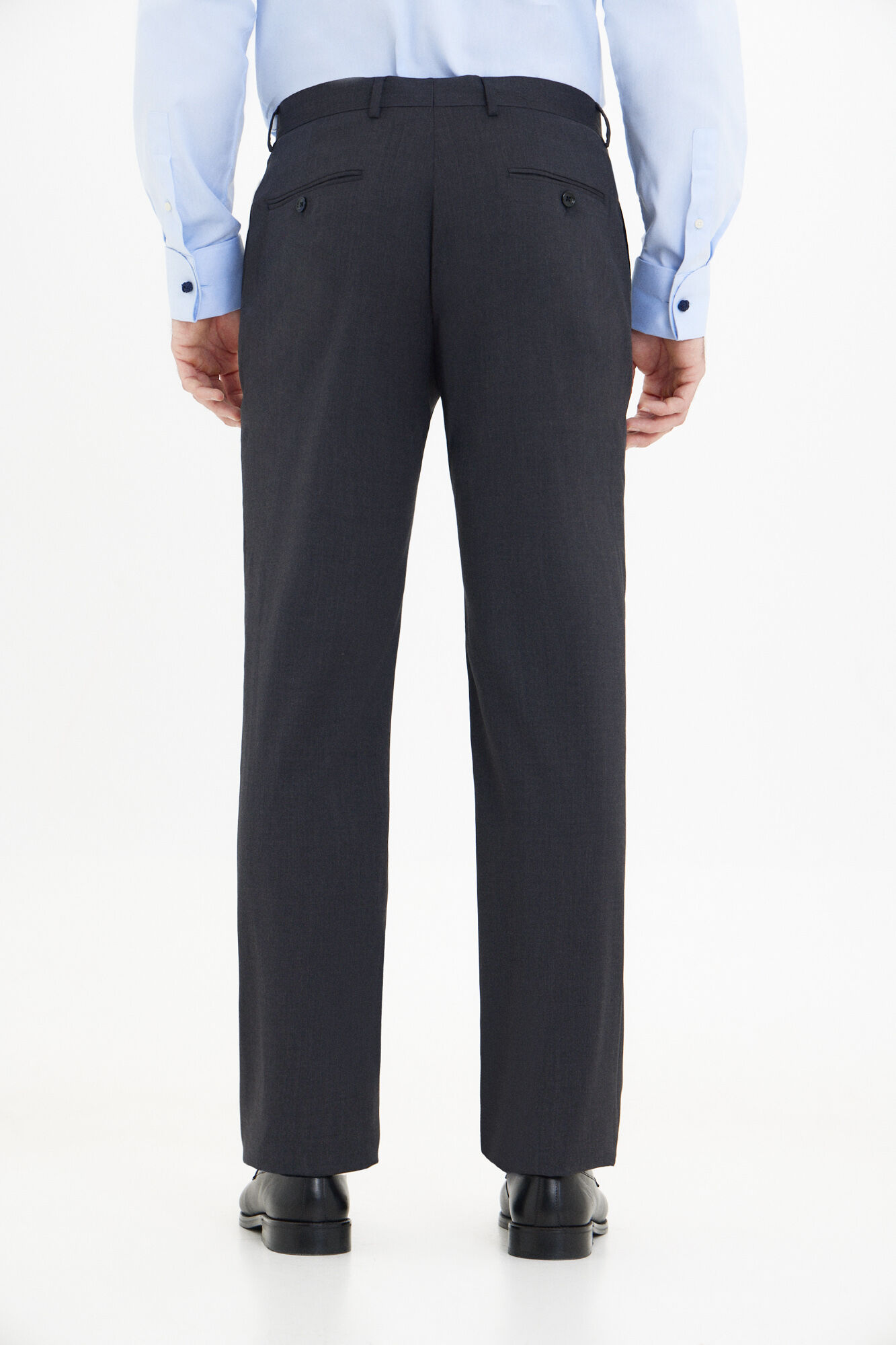 Cortefiel Plain coolmax&reg; trousers Dark grey