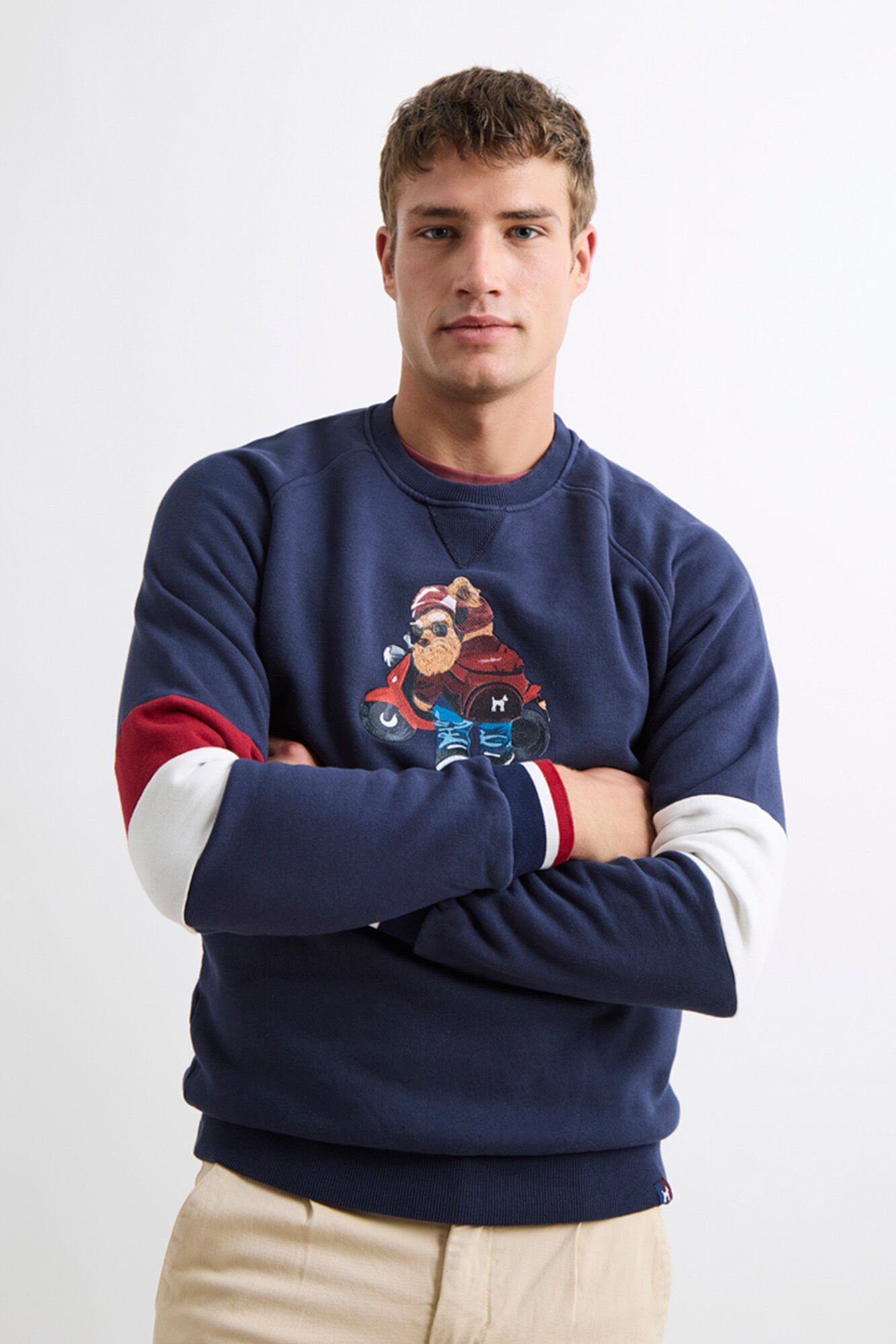 Williot Sweatshirt Sr. Willie ao Folho Azul