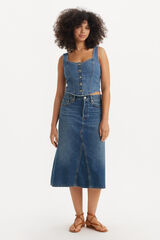 Cortefiel Levi's® Denim skirt  Blue