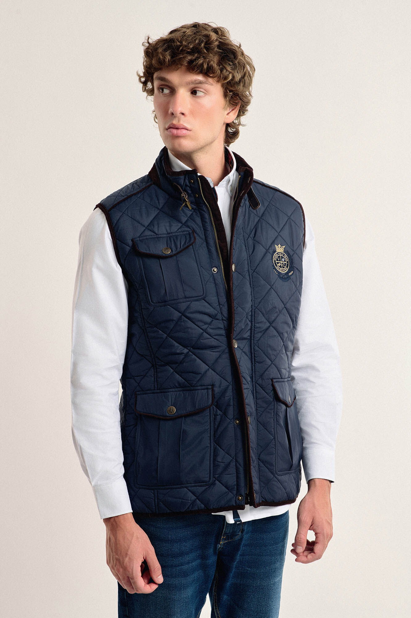 Valecuatro Chaleco husky color azul marino Valecuatro Azul marino