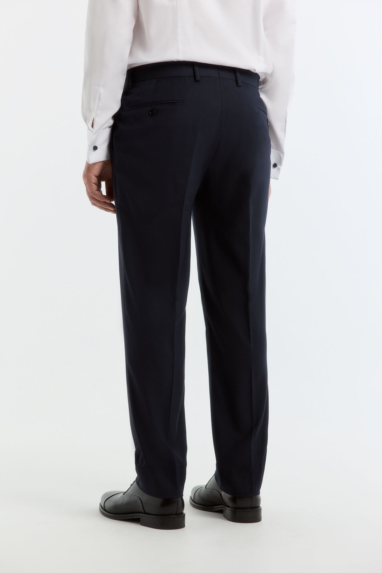 Cortefiel Navy plain faux trouser Serie XXI Navy