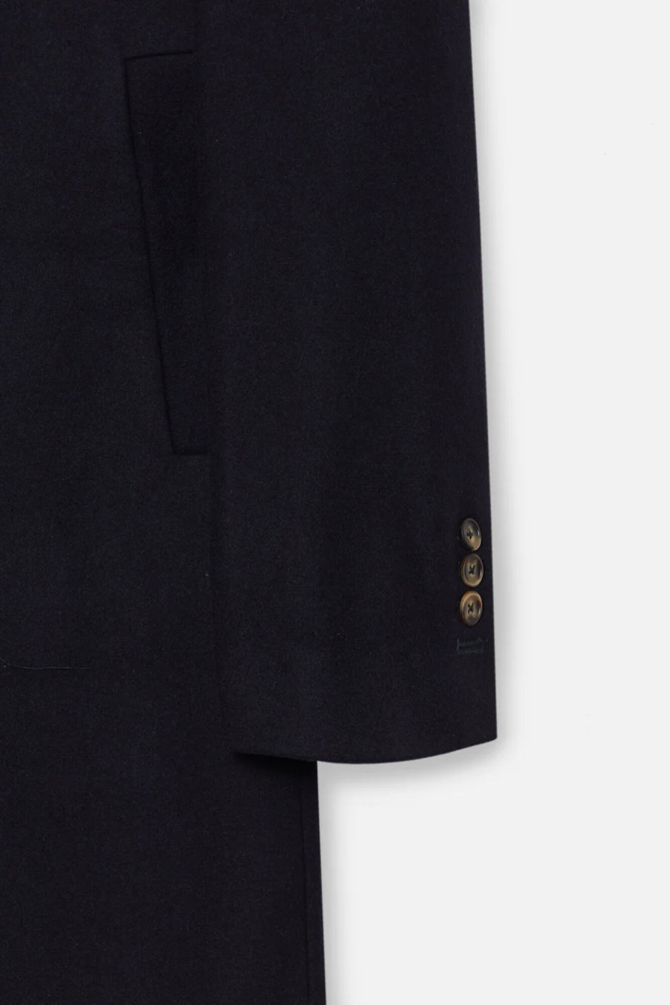 Silbon Abrigo cruzado liso azul marino Azul marino