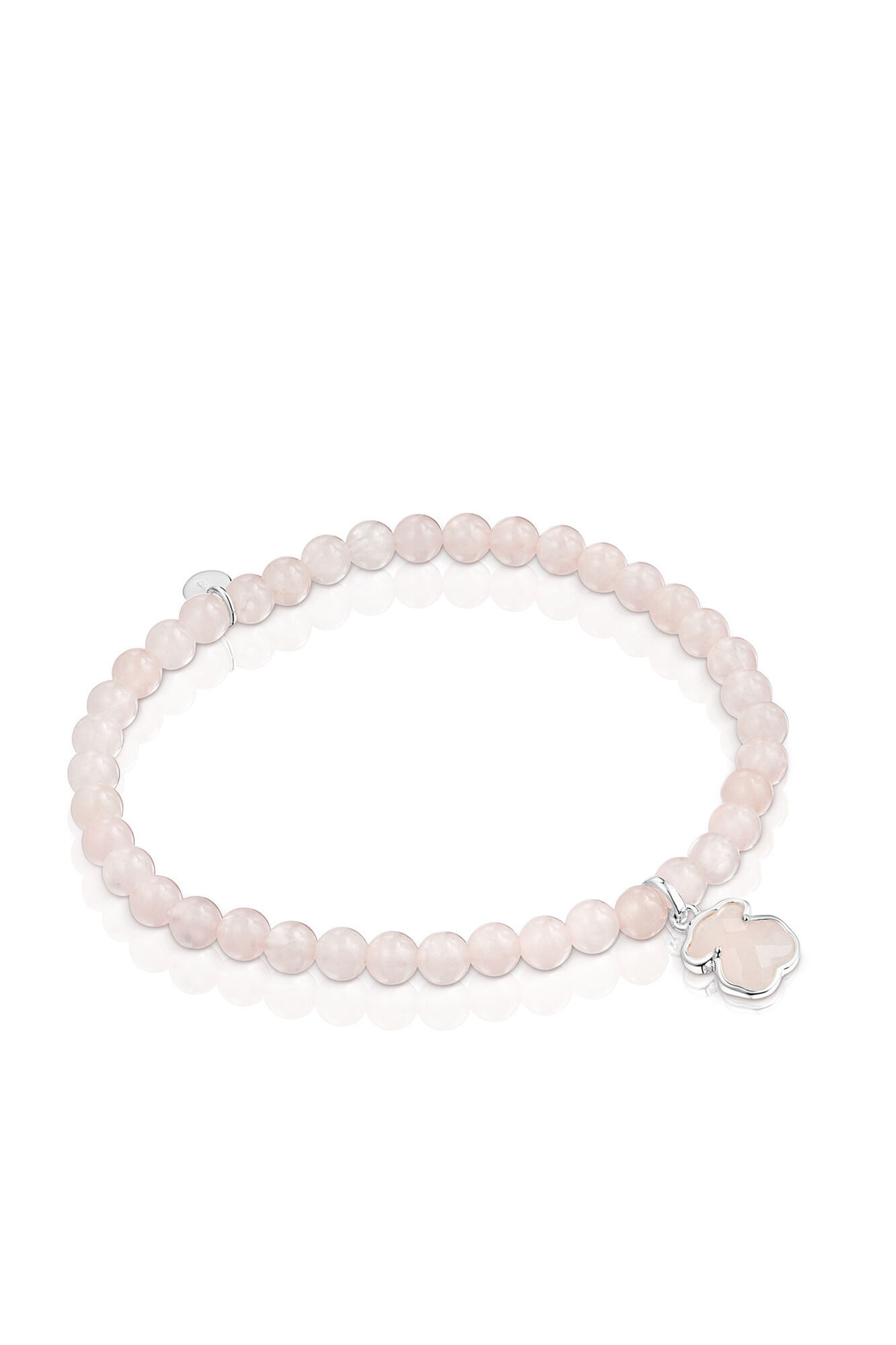 Tous Pulsera de plata y cuarzo TOUS Icon Color Rosa