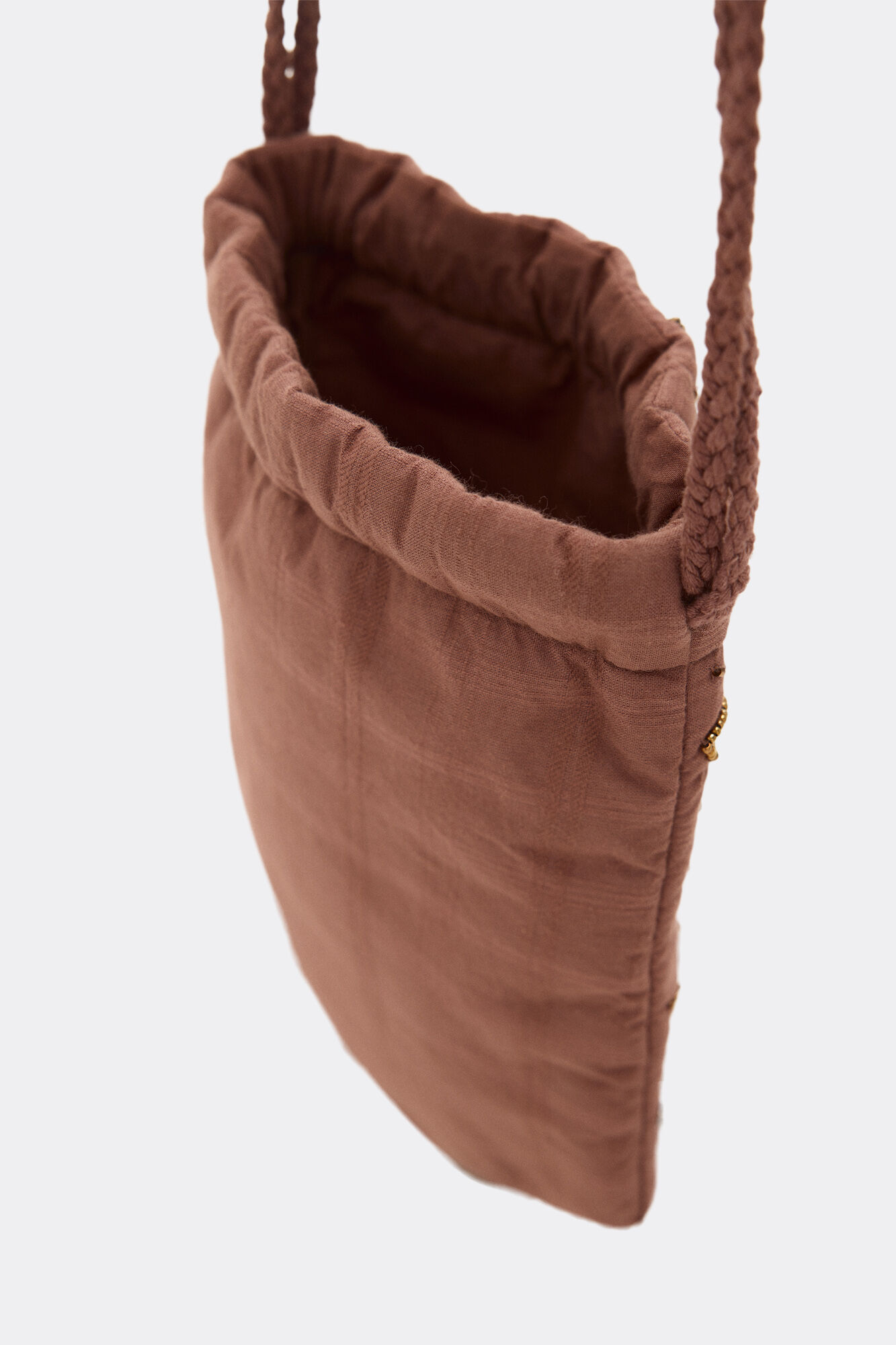 Slowlove Bolso saco estampado floral Rosa