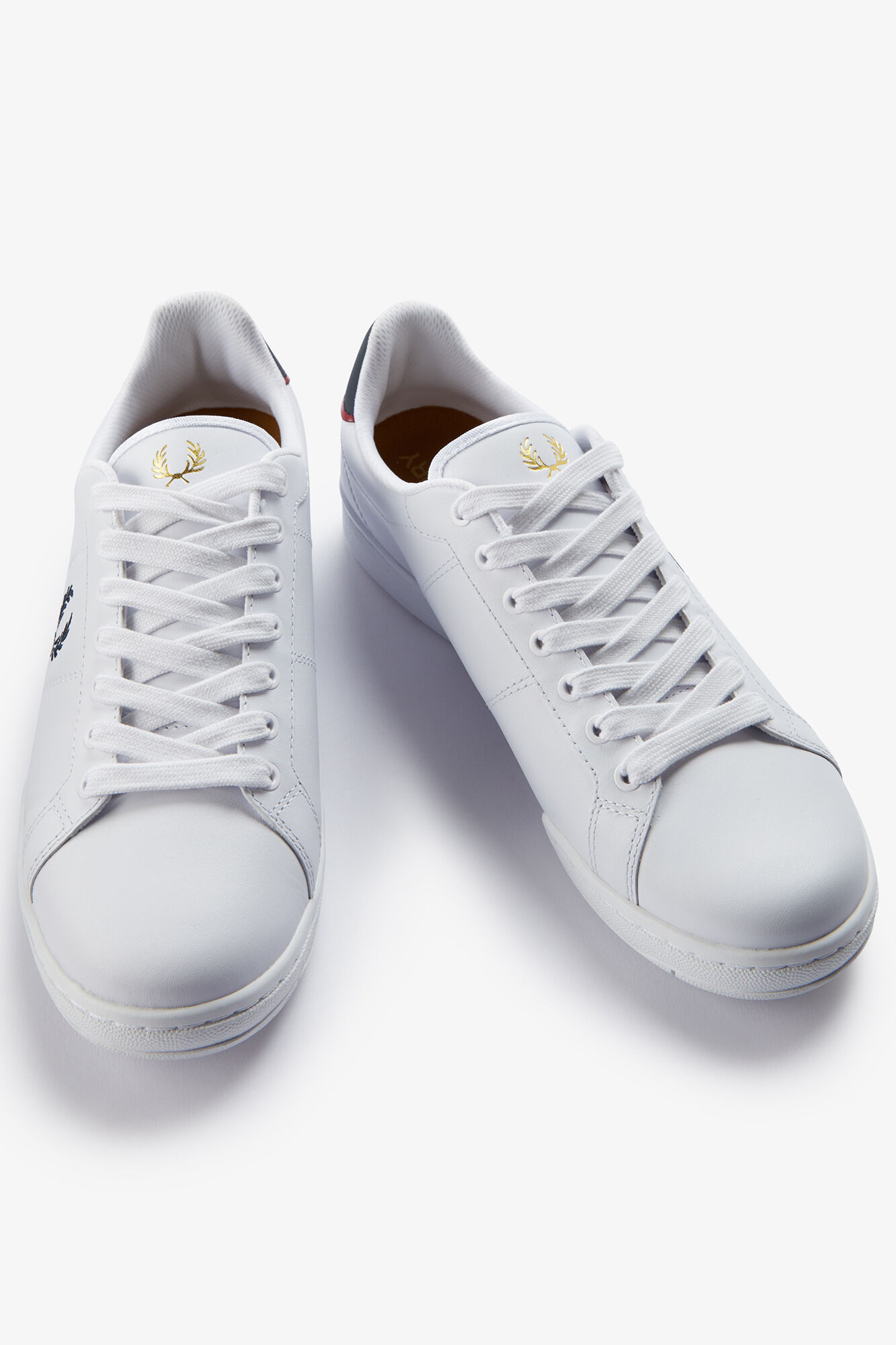 Fred Perry B722 leather trainer White