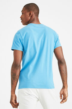Cortefiel Short-sleeved T-shirt Royal blue