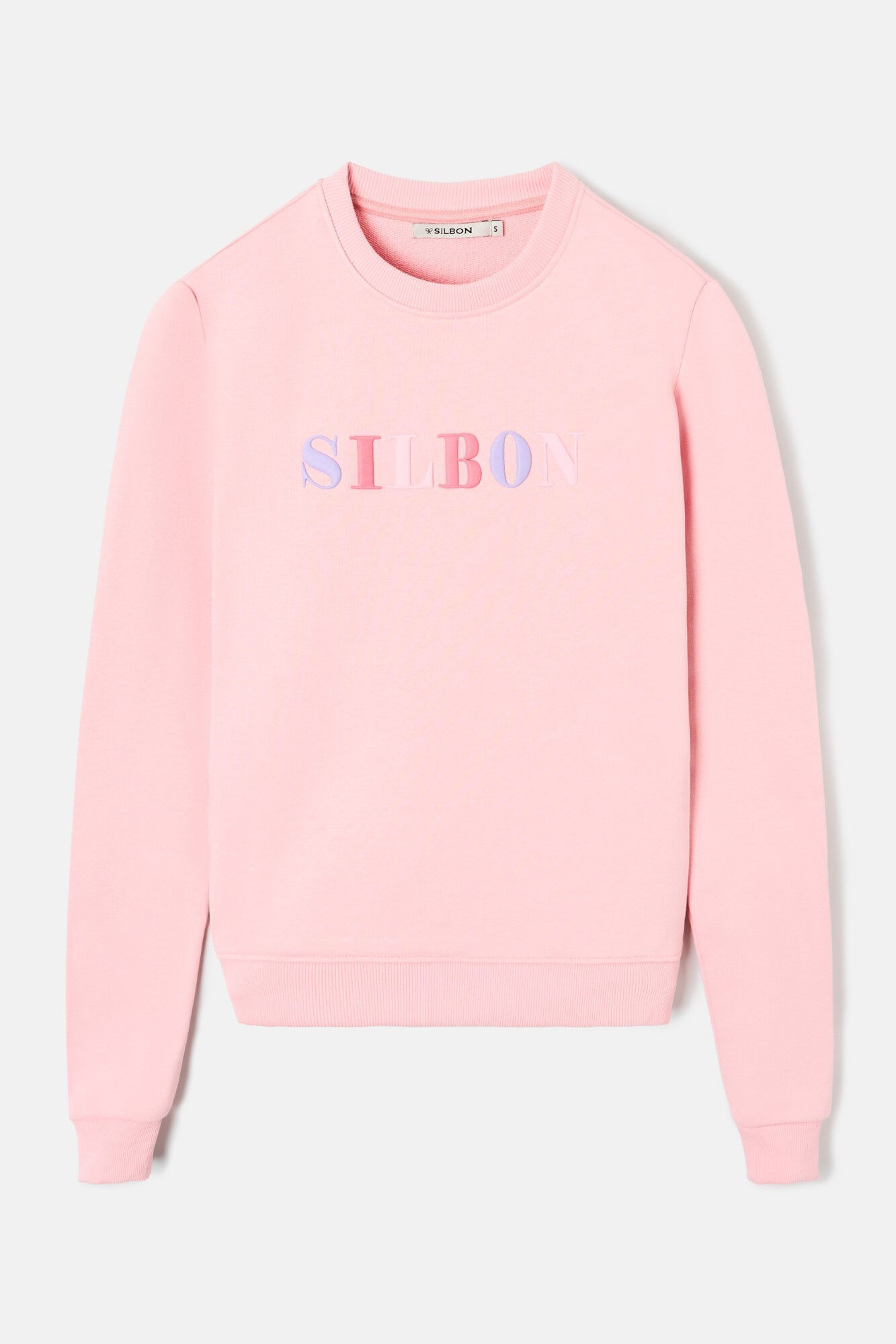 Silbon Women's Silbon lettering sweatshirt Pink