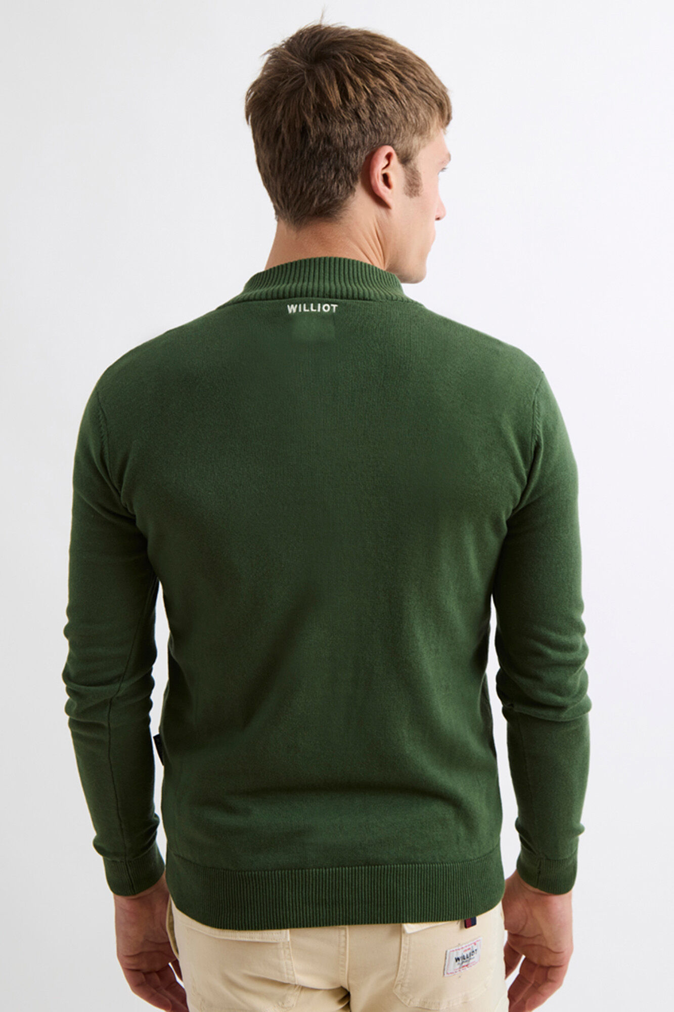 Williot Camisola Meia Fecho-&Eacute;clair Verde