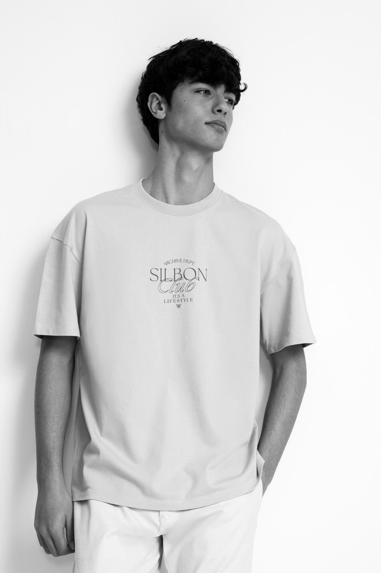 Silbon Camiseta special fit silbon club Gris